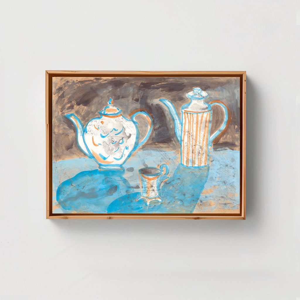 Still Life Tea in Blue