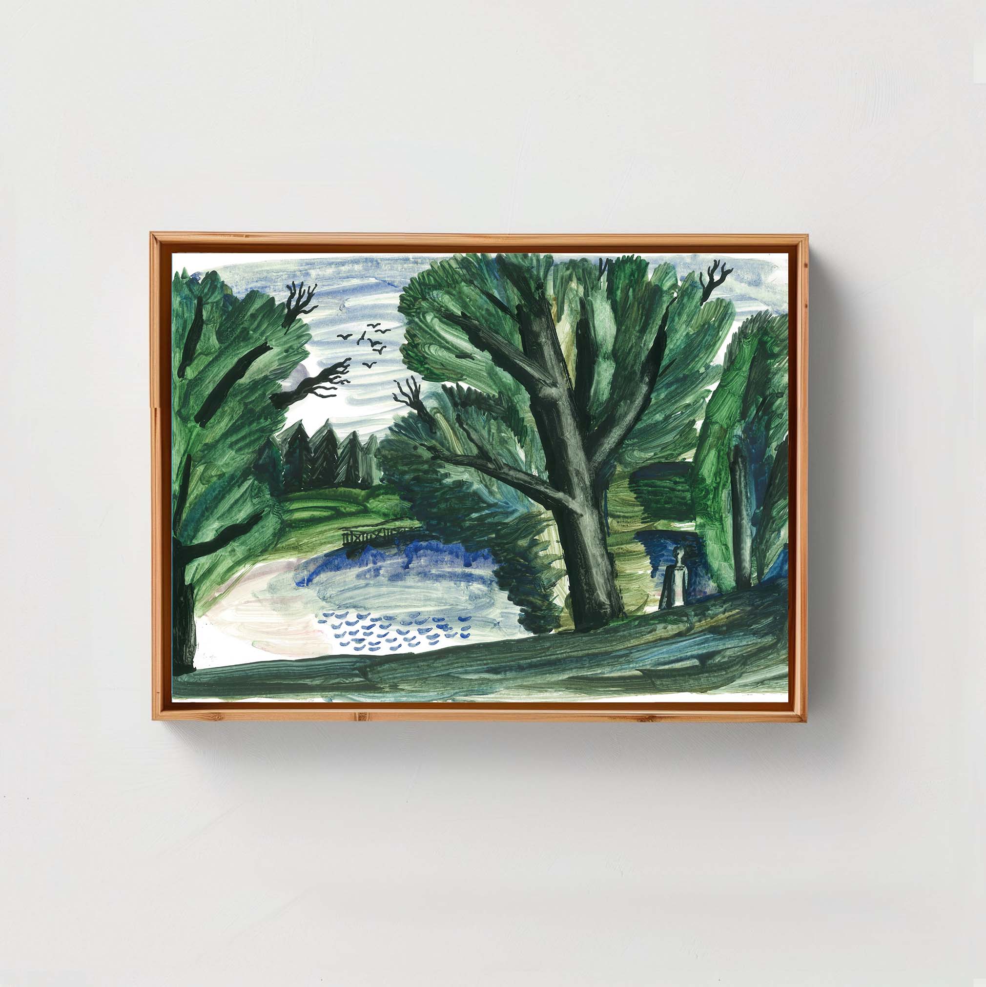 Person Near The Lake