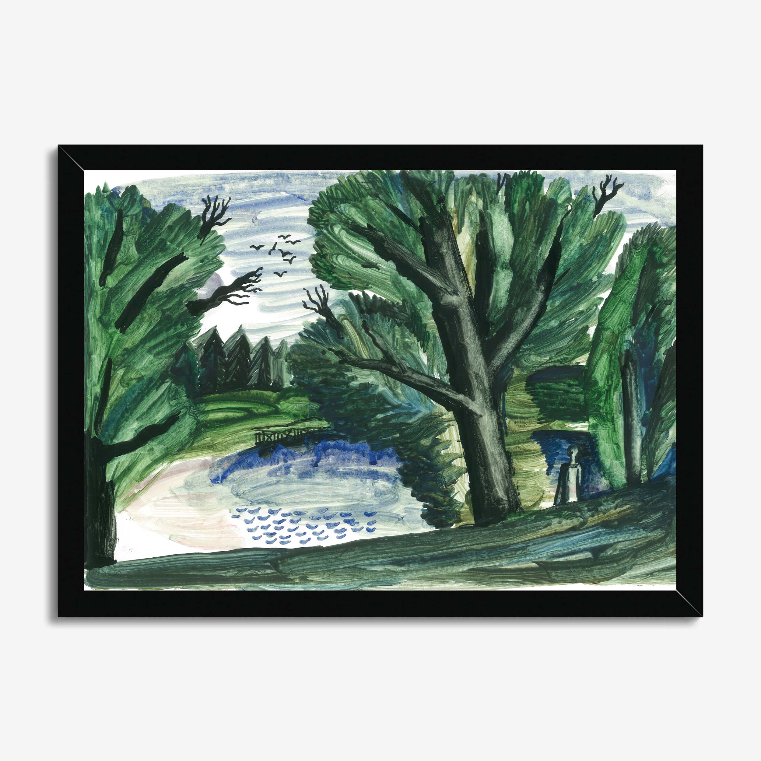 Person Near The Lake