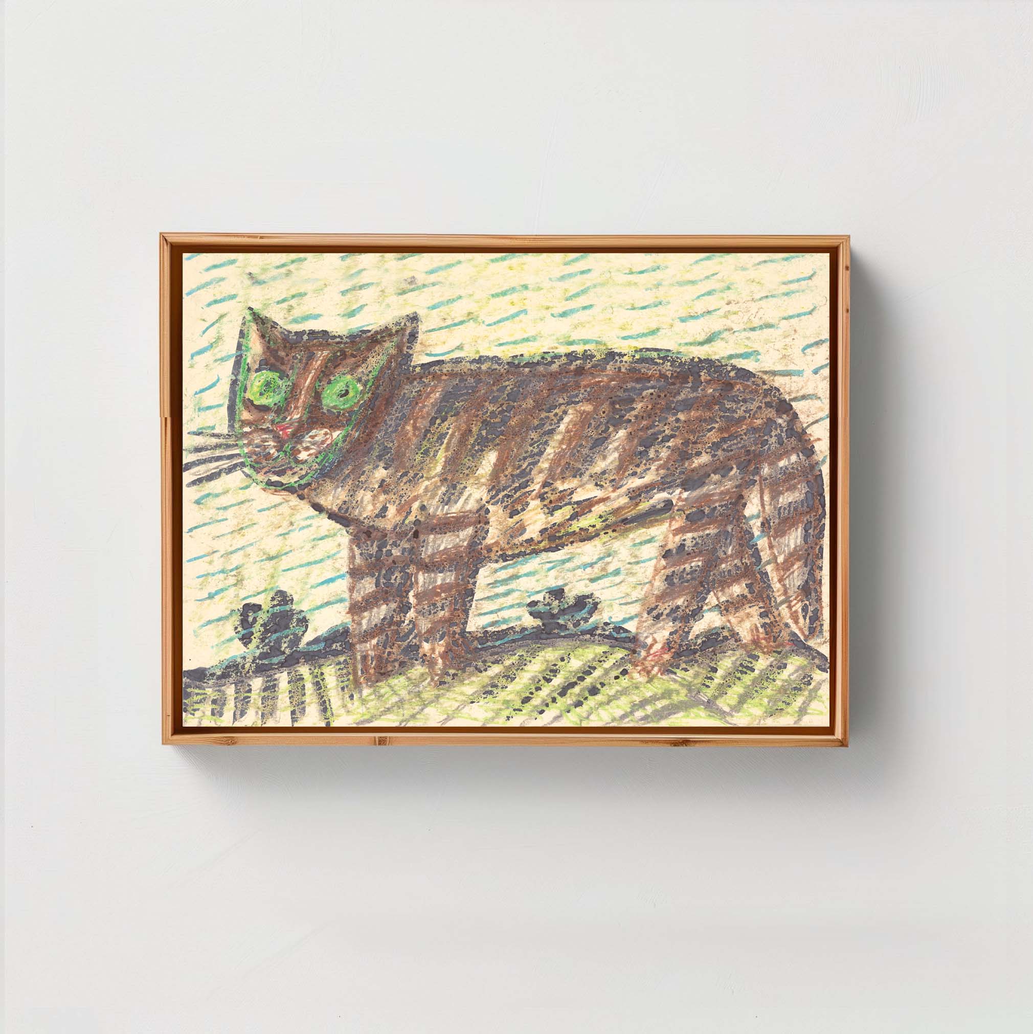 Cat With Green Eyes