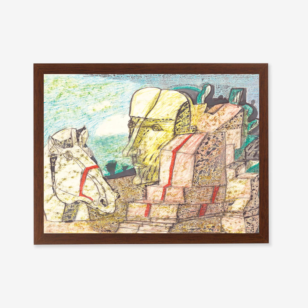 Still Life Horse and Face