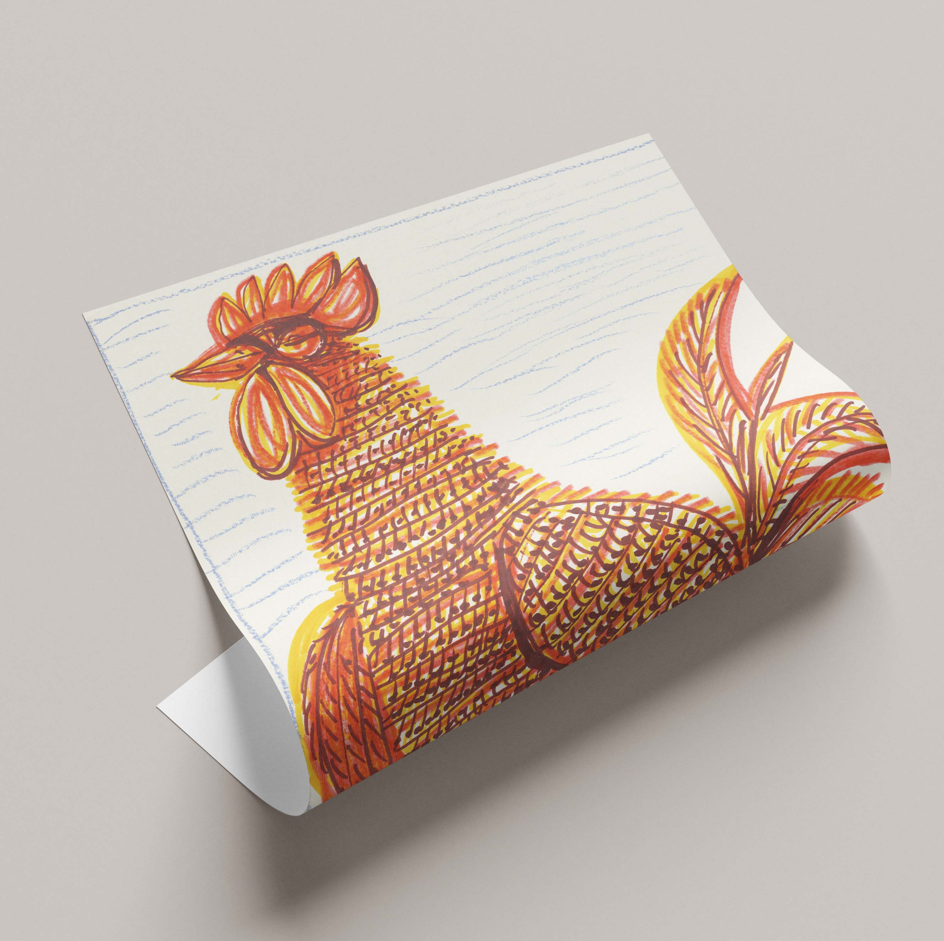 Fire Rooster