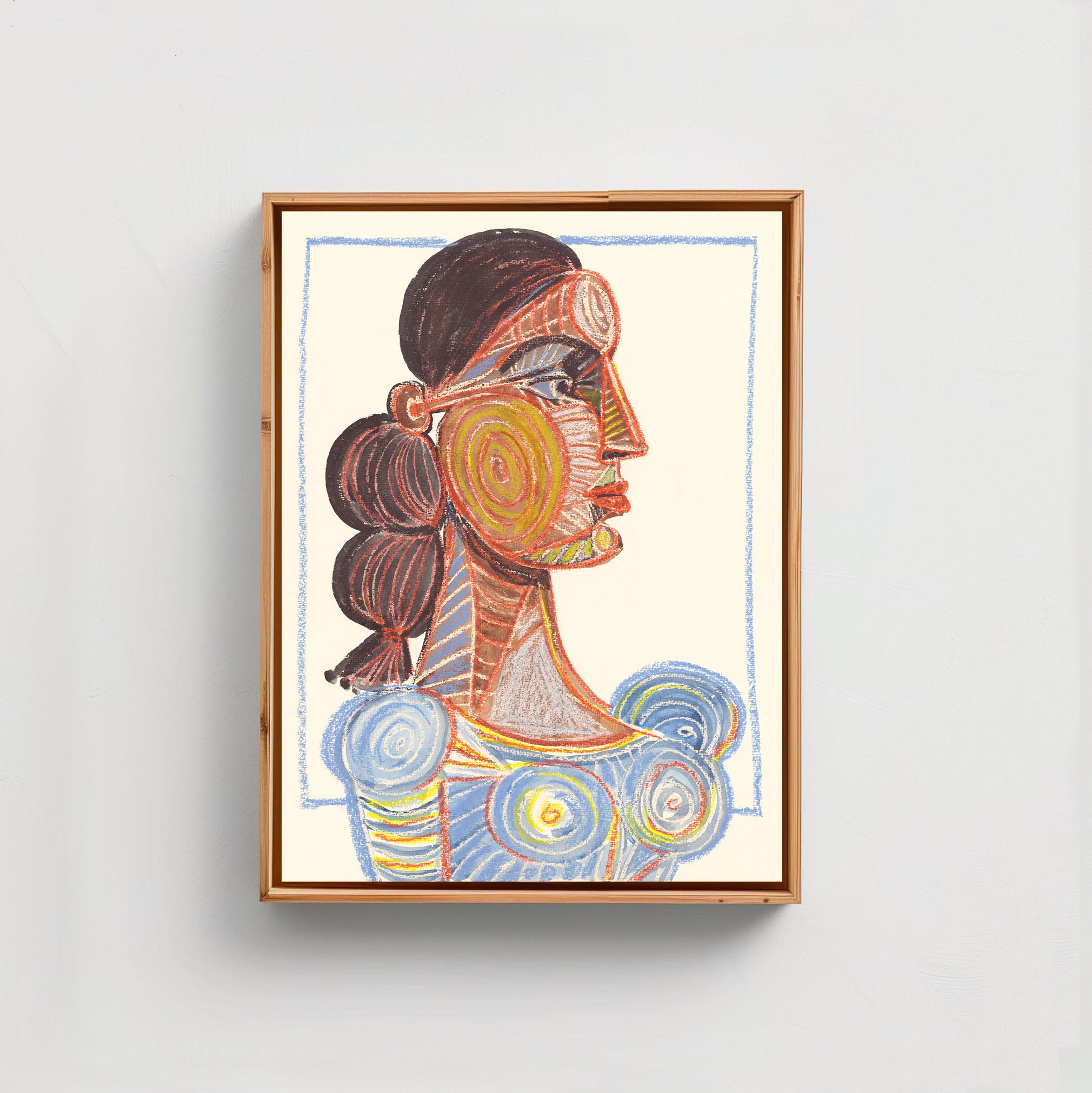 Girl In The Blue