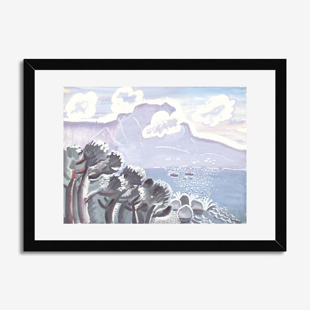 Mountain View with Trees