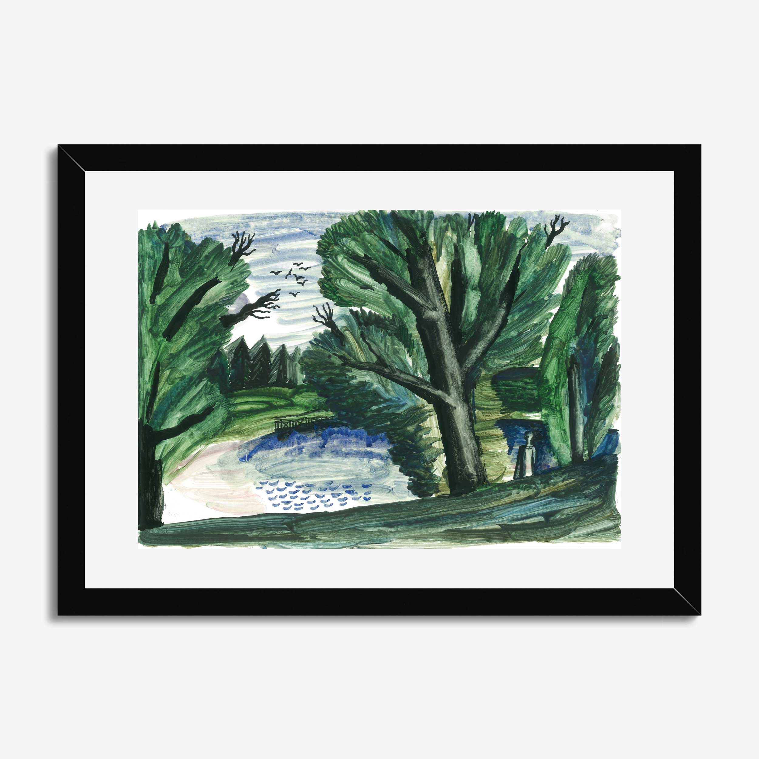 Person Near The Lake