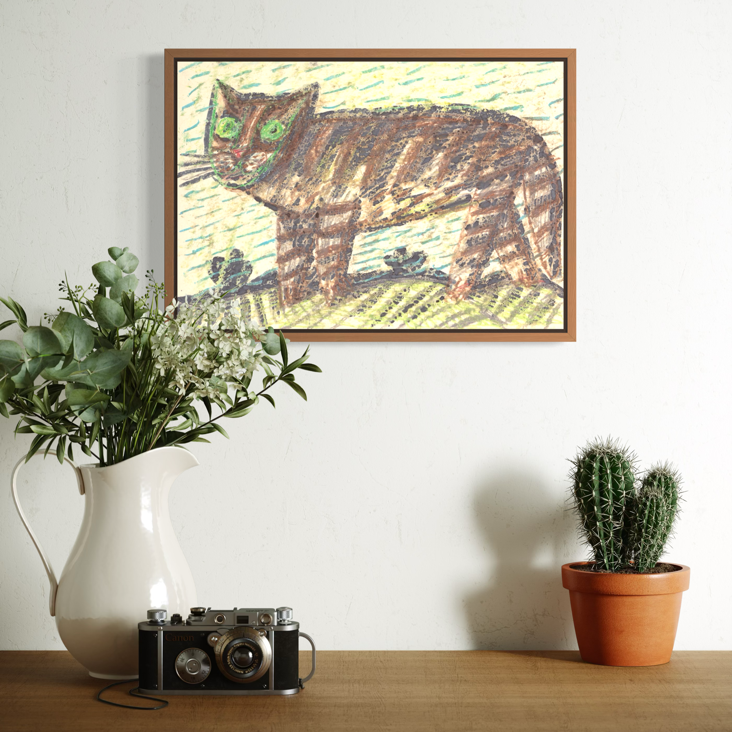Cat With Green Eyes