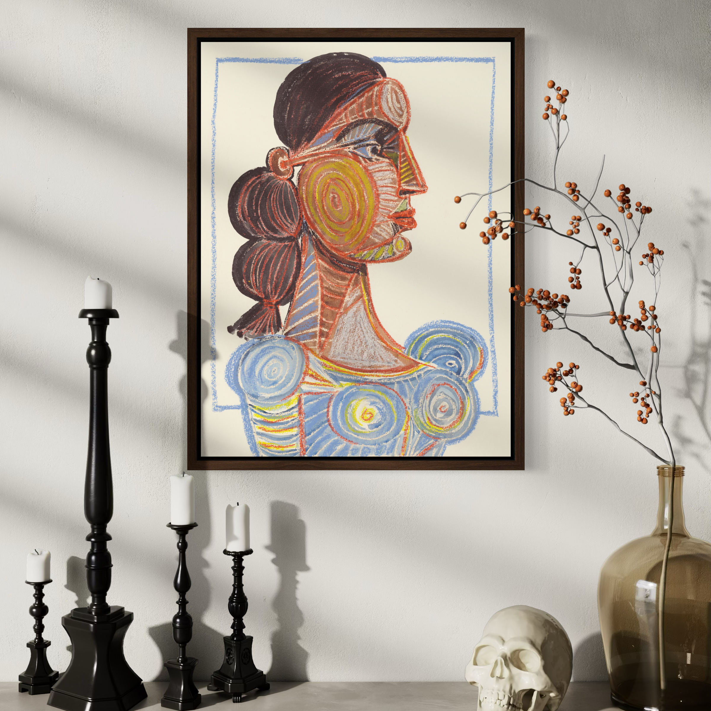 Girl In The Blue