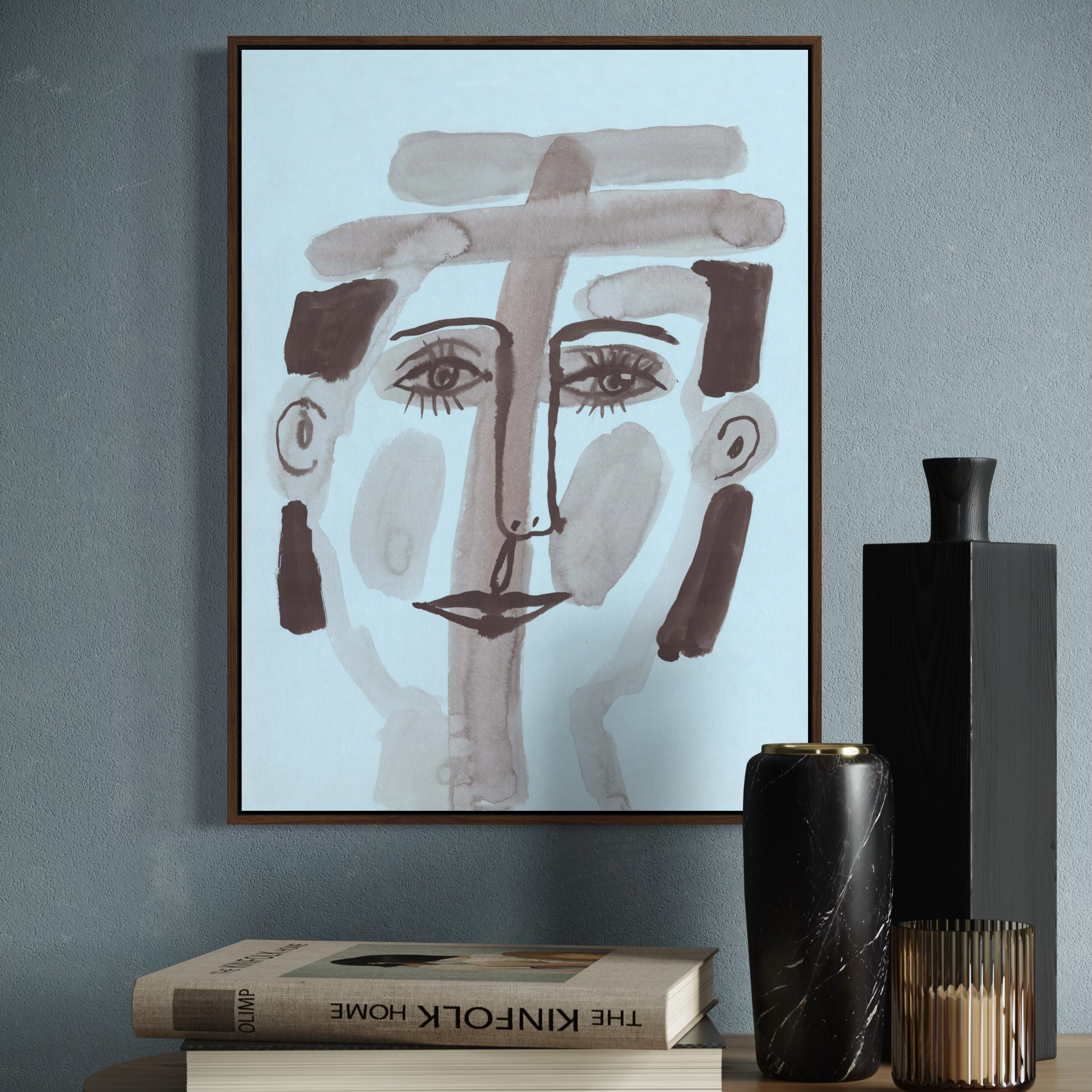 Blue Shade Portrait