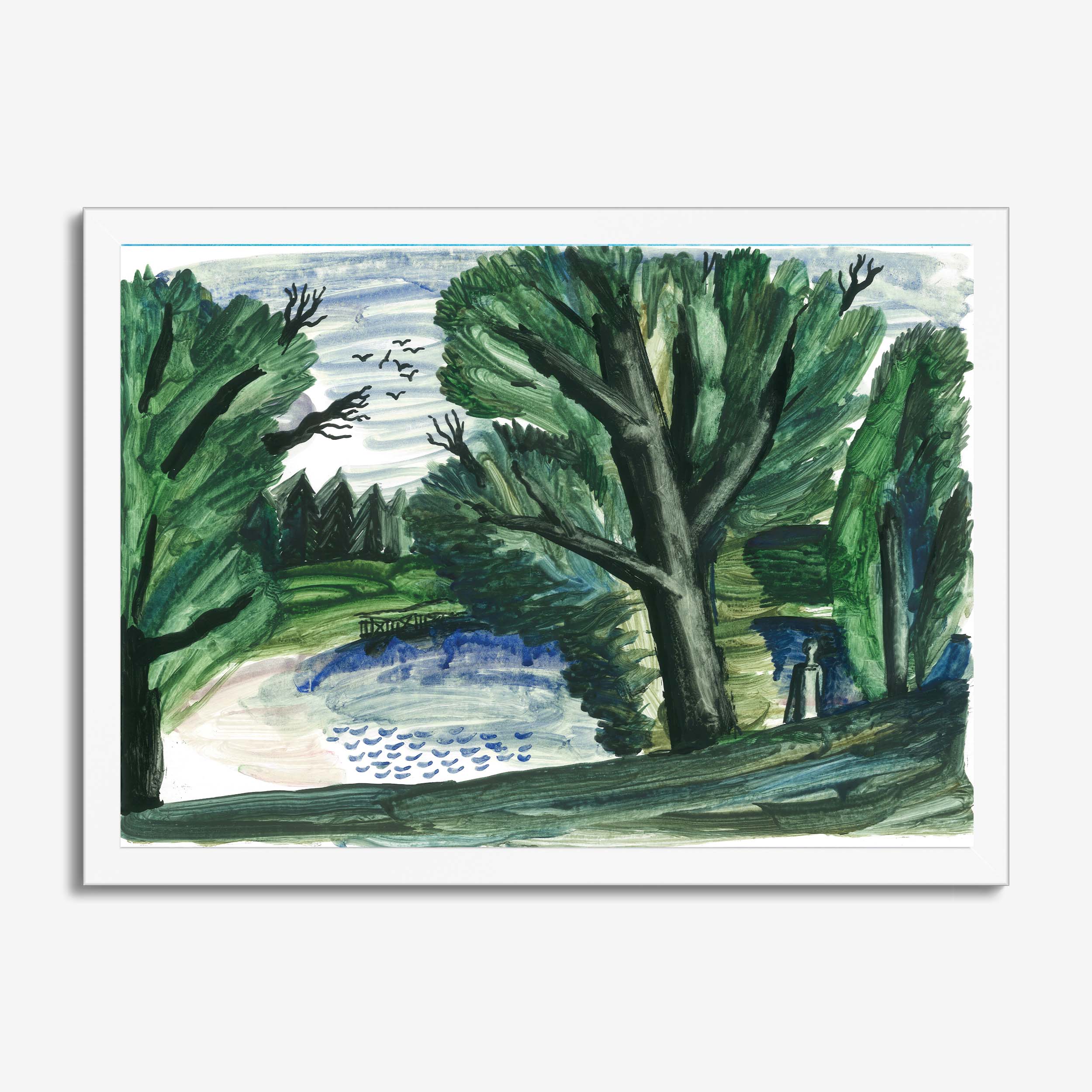 Person Near The Lake